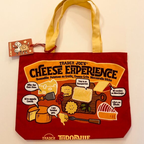 Trader Joe’S Cheese Bag Heavy Duty 100% Cotton - Picture 4 of 14
